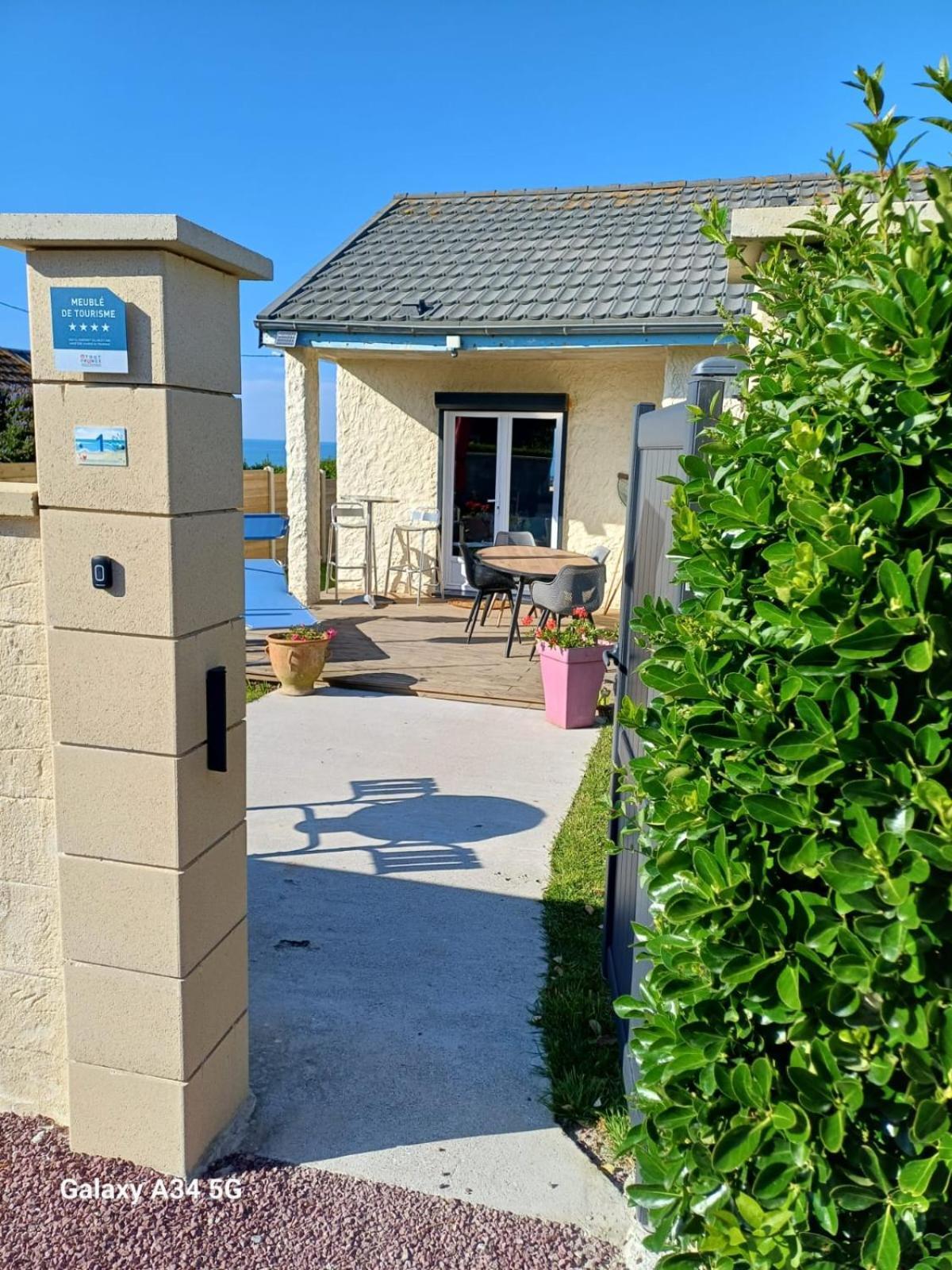 La Maison Entre Deux Plages,Vue Sur Mer Classee 4 Etoiles Criel-sur-Mer Exterior foto